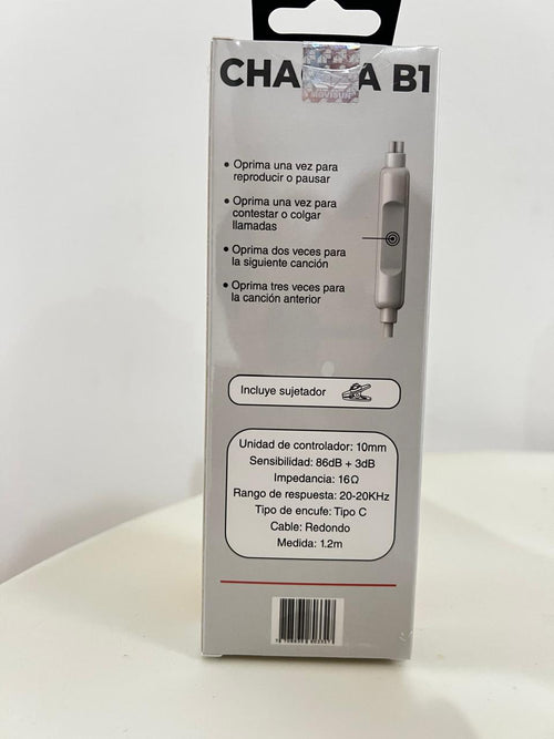 Auriculares Movisun Color Gris Claro Tipo C Sonido Premium