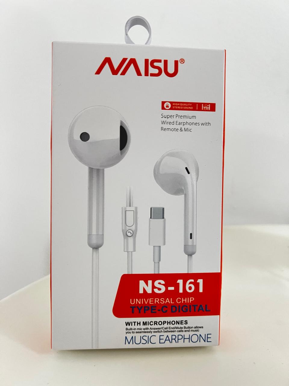 Auriculares Naisu Tipo C Sonido Premium